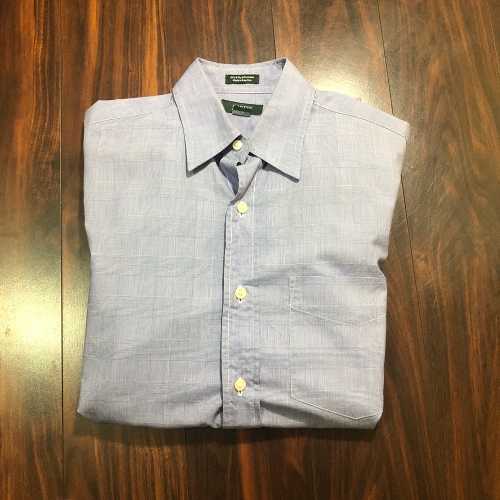 J crew men’s button up shirt small
